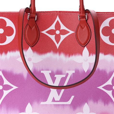 louis vuitton monogram escale onthego gm rouge